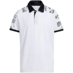 Adidas 2022 Boys Print Colorblock Polo -Callaway Golf Shop adidas 2022 boys print colorblock polo white itempicture