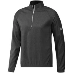Adidas 2022 Deboss Quarter Zip Pullover -Callaway Golf Shop adidas 2022 deboss quarter zip pullover black itempicture