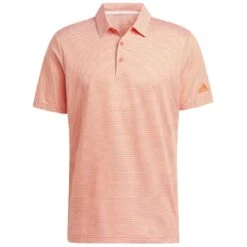 Adidas 2022 Ottoman Stripe Polo -Callaway Golf Shop adidas 2022 ottoman stripe polo semi impact orange itempicture