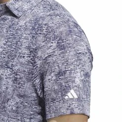 Adidas Aerial Jacquard Polo -Callaway Golf Shop adidas 2023 aerial jacquard polo grey three detail1 itempicture