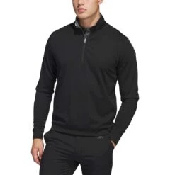 Adidas Elevated Quarter Zip Pullover 12 Adidas Elevated Quarter Zip Pullover -Callaway Golf Shop adidas 2023 elevated quarter zip pullover black itempicture