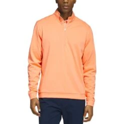 Adidas Elevated Quarter Zip Pullover 15 Adidas Elevated Quarter Zip Pullover -Callaway Golf Shop adidas 2023 elevated quarter zip pullover coral fusion front itempicture