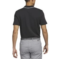 Adidas 2023 Go-To Pique Polo -Callaway Golf Shop adidas 2023 go to pique polo black back itempicture
