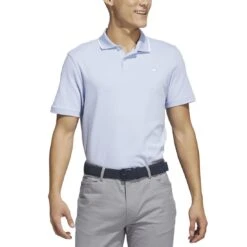 Adidas 2023 Go-To Pique Polo -Callaway Golf Shop adidas 2023 go to pique polo blue dawn front itempicture
