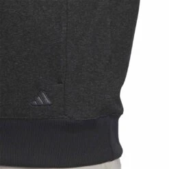 Adidas Go To 1/4 Zip Hoodie -Callaway Golf Shop adidas 2023 go to quarter zip hoodie black detail hip itempicture