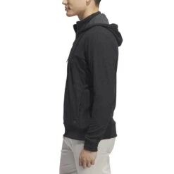 Adidas Go To 1/4 Zip Hoodie -Callaway Golf Shop adidas 2023 go to quarter zip hoodie black side itempicture