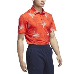 Adidas Oasis Mesh Polo -Callaway Golf Shop adidas 2023 oasis mesh polo bright red side itempicture