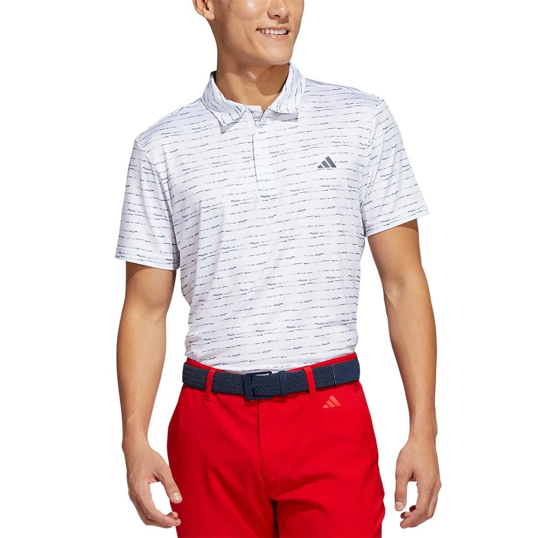 Adidas Stripe Zipper Polo 2 Adidas Stripe Zipper Polo - Image 2