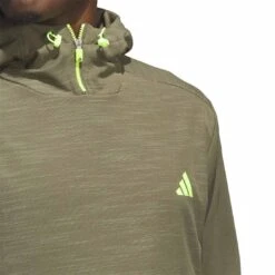Adidas Textured Anorak 11 Adidas Textured Anorak -Callaway Golf Shop adidas 2023 textured anorak olive strata detail2 itempicture