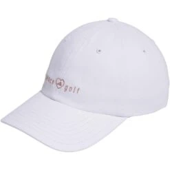 Adidas Women's Peace Love Golf Hat -Callaway Golf Shop adidas 2023 womens peace love golf hat white front itempicture