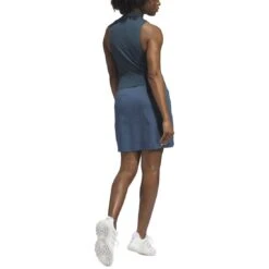 Adidas Women's Ultimate365 Tour Sleeveless Dress -Callaway Golf Shop adidas 2023 womens ultimate365 tour sleeveless dress arctic night back itmepicture