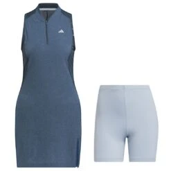 Adidas Women's Ultimate365 Tour Sleeveless Dress -Callaway Golf Shop adidas 2023 womens ultimate365 tour sleeveless dress arctic night catalog itmepicture