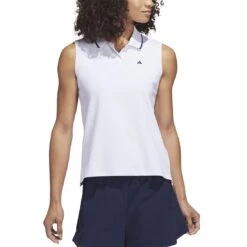 Adidas 2023 Women's Go-To Pique Sleeveless Polo 7 Adidas 2023 Women's Go-To Pique Sleeveless Polo -Callaway Golf Shop adidas 23 womens go to pique sleeveless polo white itempicture