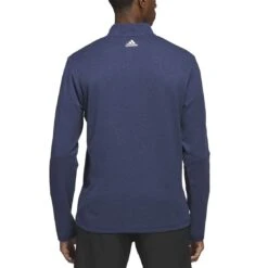 Adidas 3-Stripe Quarter Zip Layering -Callaway Golf Shop adidas 3 stripe quarter zip layering collegiate navy model back itempicture