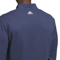 Adidas 3-Stripe Quarter Zip Layering -Callaway Golf Shop adidas 3 stripe quarter zip layering collegiate navy model detail2 itempicture