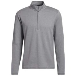 Adidas 3-Stripe Quarter Zip Layering -Callaway Golf Shop adidas 3 stripe quarter zip layering grey three itempicture