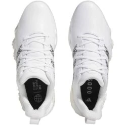 Adidas Codechaos 22 Golf Shoes White/Black/Crystal White -Callaway Golf Shop adidas codechaos 22 golf shoes white black crystal white top itempicture