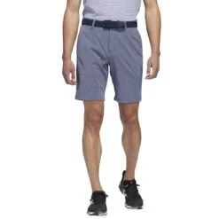 Adidas Crosshatch 9-Inch Shorts -Callaway Golf Shop adidas crosshatch 9 inch shorts collegiate navy front itempicture