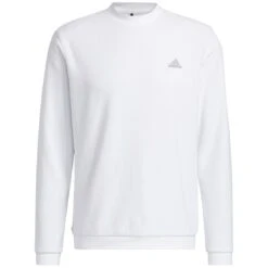 Adidas Core Crewneck Sweatshirt -Callaway Golf Shop adidas fw22 core crewneck sweatshirt white hero itempicture
