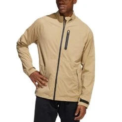 Adidas RAIN.RDY Jacket -Callaway Golf Shop adidas fw22 rain rdy jacket hemp front itempicture