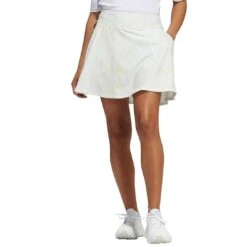 Adidas Women's 16 Inch Printed Frill Skort 7 Adidas Women's 16 Inch Printed Frill Skort -Callaway Golf Shop adidas fw22 womens 16 inch printed frill skort white front itempicture