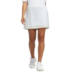 Adidas Women's 16 Inch Ultimate365 Printed Skort -Callaway Golf Shop adidas fw22 womens 16 inch ultimate365 printed skort linen green front itempicture