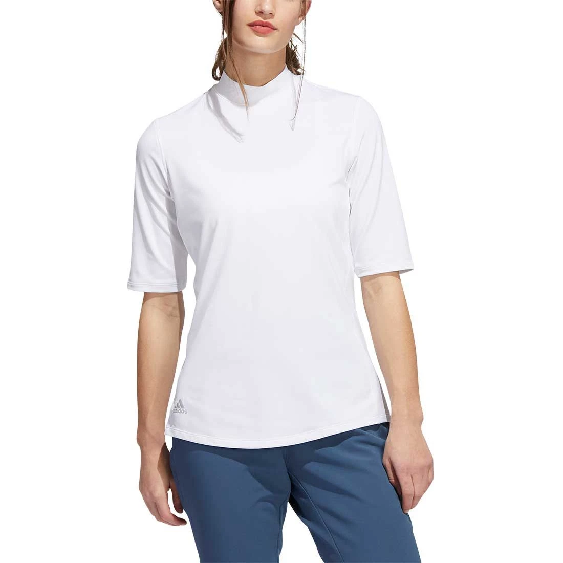 Adidas Women's Essentials Mock Polo 2 Adidas Women's Essentials Mock Polo - Image 2