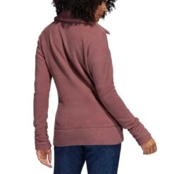 Adidas Women's Polar Fleece Jacket -Callaway Golf Shop adidas fw22 womens polar fleece jacket quiet crimson back itempicture