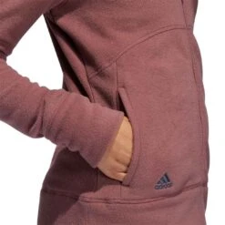 Adidas Women's Polar Fleece Jacket -Callaway Golf Shop adidas fw22 womens polar fleece jacket quiet crimson pocket detail itempicture