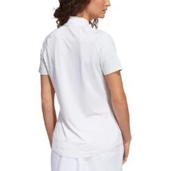 Adidas FW22 Women's Ultimate365 Printed Polo -Callaway Golf Shop adidas fw22 womens ultimate365 printed polo white back itempicture