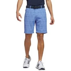 Adidas Textured 9 Inch Shorts -Callaway Golf Shop adidas s23 textured 9 inch shorts blue fusion collegiate navy front itempicture