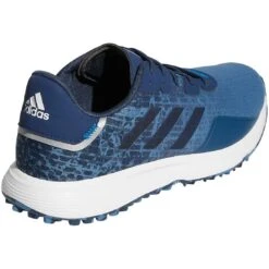 Adidas S2G Spikeless Golf Shoes Altered Blue/Crew Navy/White -Callaway Golf Shop adidas s2g spikeless golf shoes altered blue crew navy white gv9794 back itempicture