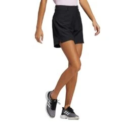 Adidas Women's 5 Inch Solid Shorts -Callaway Golf Shop adidas ss21 womens 5 inch solid shorts black model