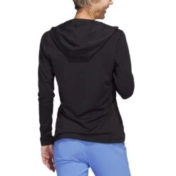 Adidas Women's Performance Hoodie 9 Adidas Women's Performance Hoodie -Callaway Golf Shop adidas ss23 womens performance hoodie black back itempicture
