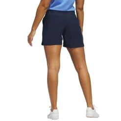 Adidas Women's Ultimate365 5 Inch Shorts -Callaway Golf Shop adidas ss23 womens ultimate365 5 inch shorts collegiate navy back itempicture