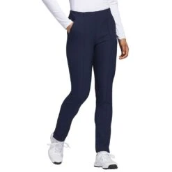 Adidas Women's Ultimate365 Full Length Pants -Callaway Golf Shop adidas ss23 womens ultimate365 full length pants collegiate navy side itempicture