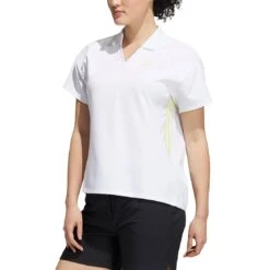 Adidas FW21 Women's 3-Stripe Polo -Callaway Golf Shop adidas womens fw21 3 stripe polo white itempicture