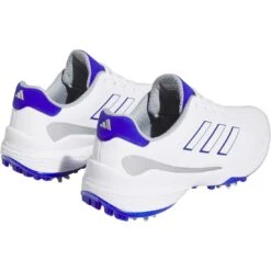 Adidas ZG23 Golf Shoes White/Lucid Blue -Callaway Golf Shop adidas zg23 golf shoes white lucid blue gw1179 back itempicture