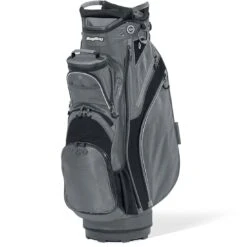 BagBoy Chiller Cart Bag -Callaway Golf Shop bagboy 2024 chiller cart bag charcoal black white itempicture