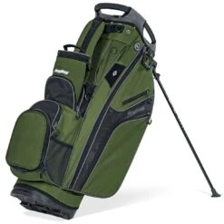 BagBoy Chiller Hybrid Stand Bag -Callaway Golf Shop bagboy 2024 chiller hybrid stand bag green charcoal black itempicture