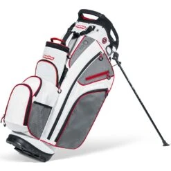 BagBoy Chiller Hybrid Stand Bag -Callaway Golf Shop bagboy 2024 chiller hybrid stand bag white charcoal red itempicture