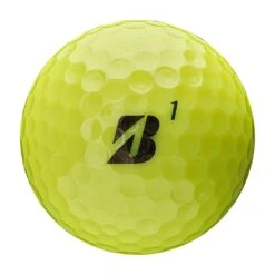 Bridgestone Tour B XS Yellow Personalized Golf Balls -Callaway Golf Shop bridgestone 2022 tour b xs yellow golf balls front itempicture