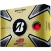 Bridgestone E12 Contact Matte Red Personalized Golf Balls