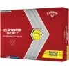 Callaway Chrome Soft Triple Track Yellow Personalized Golf Balls