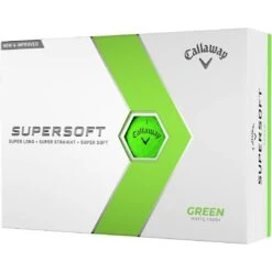 Callaway Supersoft Matte Green Golf Balls