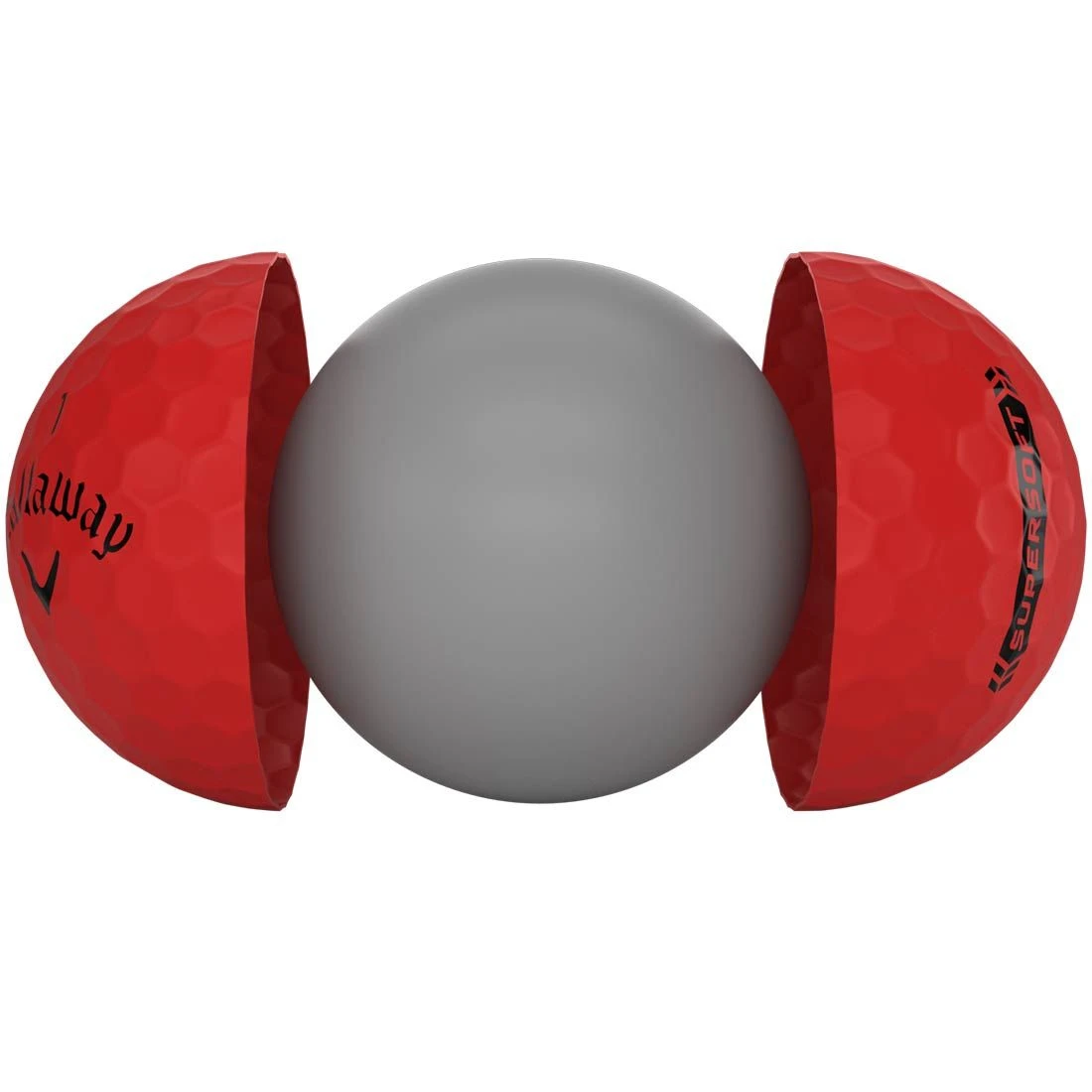 Callaway Supersoft Matte Red Golf Balls 3 Callaway Supersoft Matte Red Golf Balls - Image 3