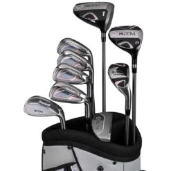 Cleveland Women's Bloom Complete Set 17 Cleveland Women's Bloom Complete Set -Callaway Golf Shop cleveland 2023 womens bloom complete set grey blue closeup itempicture