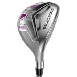 Cobra Women's Fly-XL Complete Set Silver/Plum W/ Cart Bag -Callaway Golf Shop cobra womens fly xl set silver plum hybrid