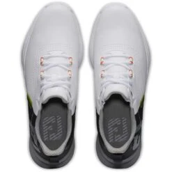 FootJoy FJ Fuel Golf Shoes White/Black/Orange -Callaway Golf Shop footjoy fj fuel golf shoes white black orange 55443 top itempicture
