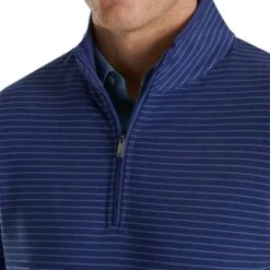 FootJoy French Terry Pullover 8 FootJoy French Terry Pullover -Callaway Golf Shop footjoy french terry pullover indigo detail itempicture